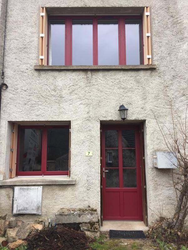 Porte d'entrée rouge