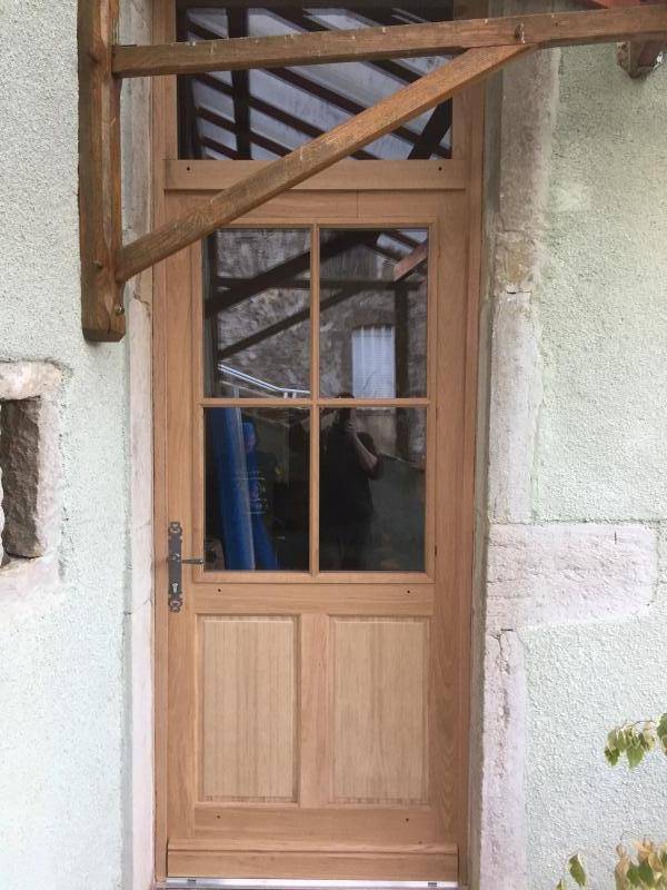 Porte d'entrée bois